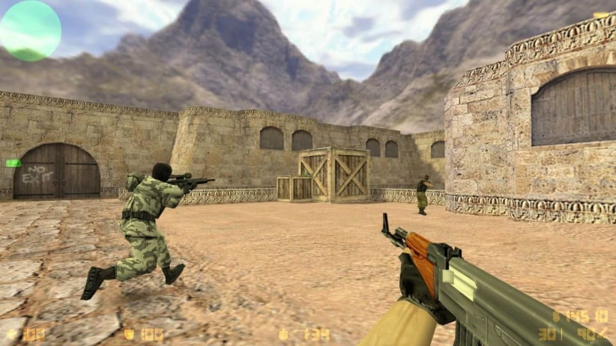 Момент из игры террористы